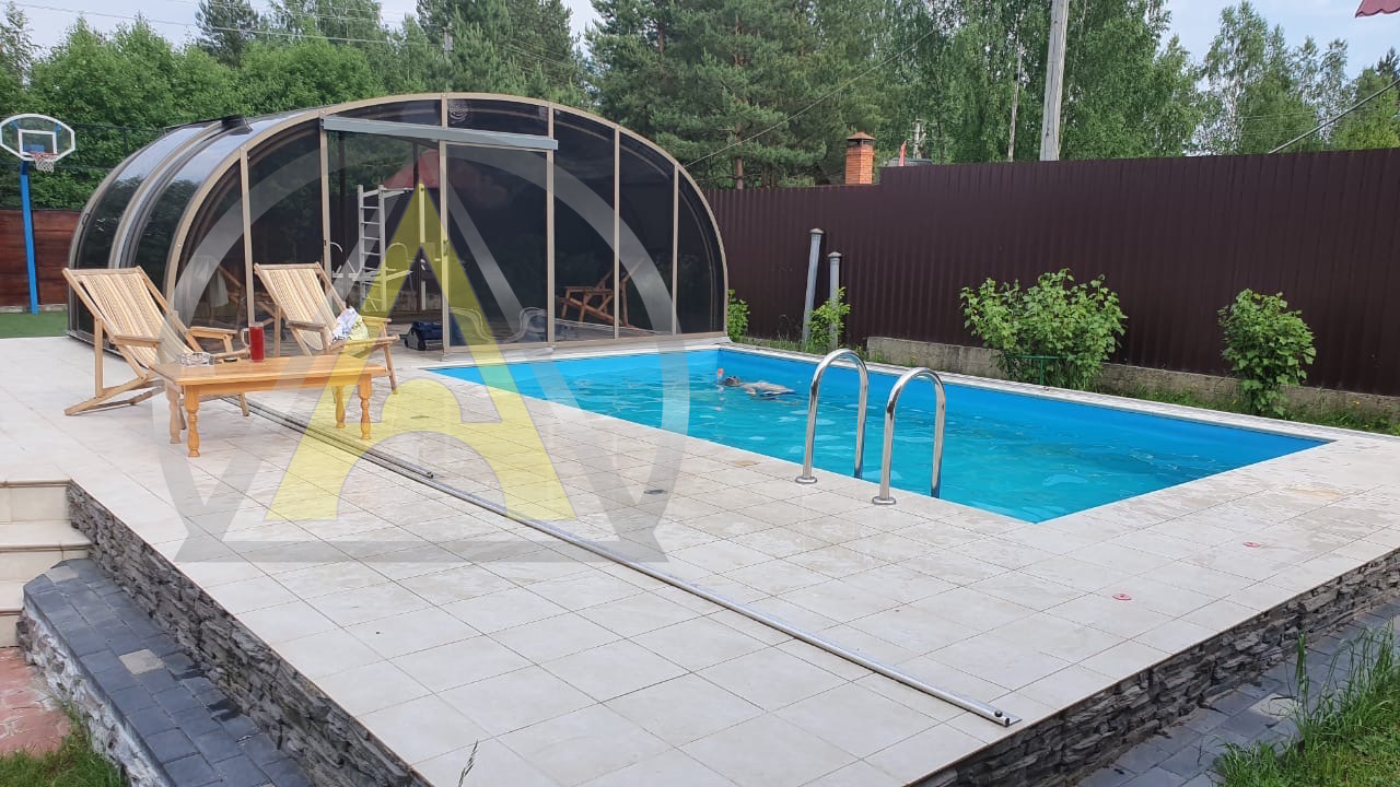 Высокий павильон для бассейна ALUTEN a-03